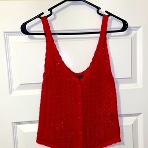 Knitted tank top